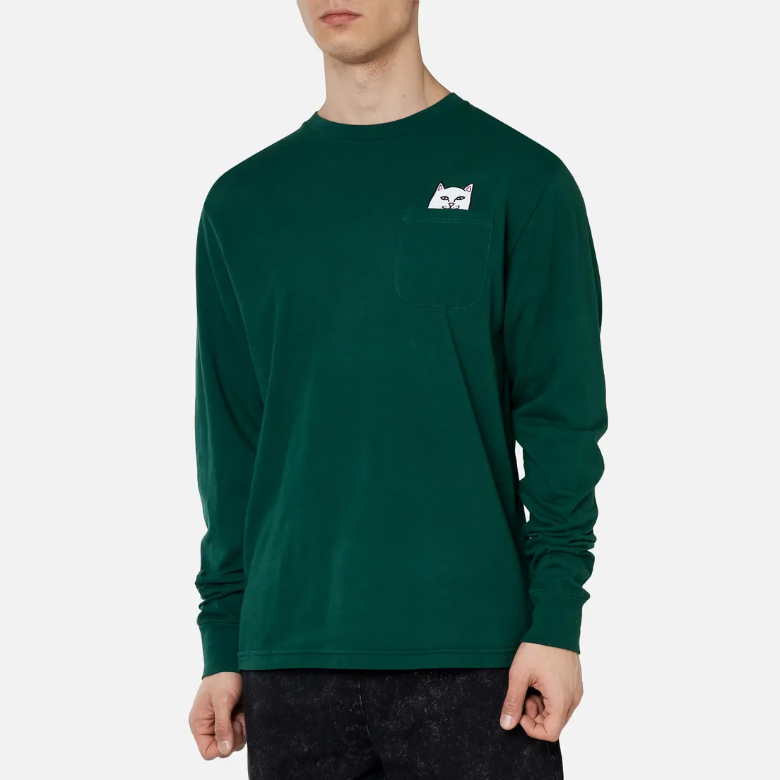 RIPNDIP Мужской лонгслив Lord Nermal Pocket