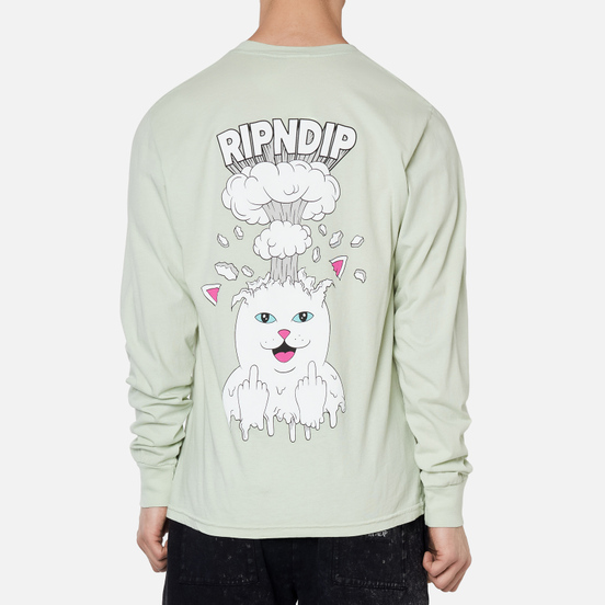 Мужской лонгслив RIPNDIP Mind Blown Sage
