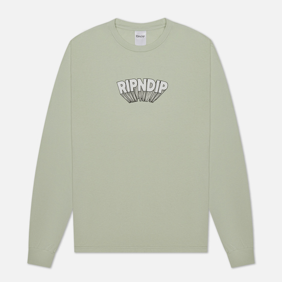 Мужской лонгслив RIPNDIP Mind Blown Sage