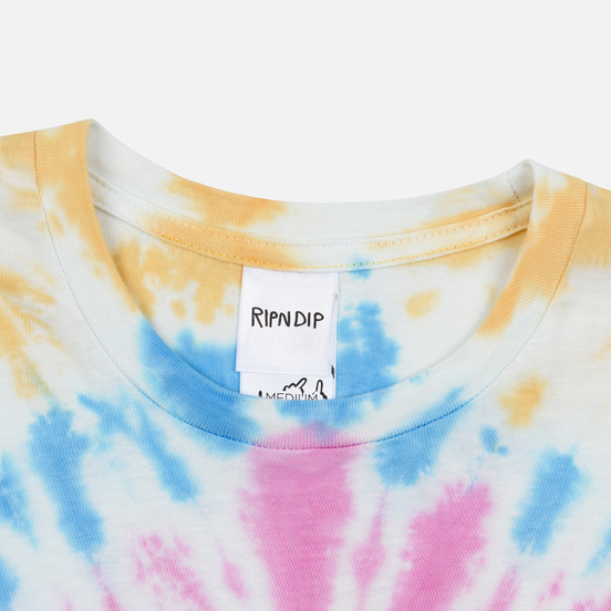 Мужской лонгслив RIPNDIP Nermal Pills Gold Rainbow Wash