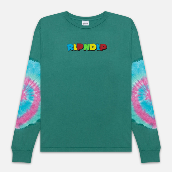 Мужской лонгслив RIPNDIP Nermio Aqua Elbow Wash