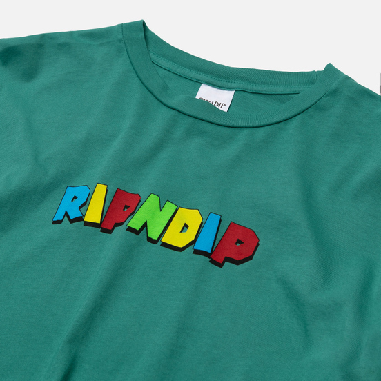 Мужской лонгслив RIPNDIP Nermio Aqua Elbow Wash