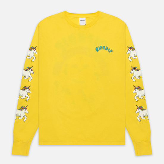 Мужской лонгслив RIPNDIP Nermland Yellow