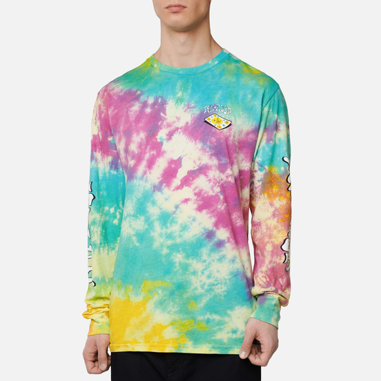 Мужской лонгслив RIPNDIP One More Tab Multicolor Dye Wash