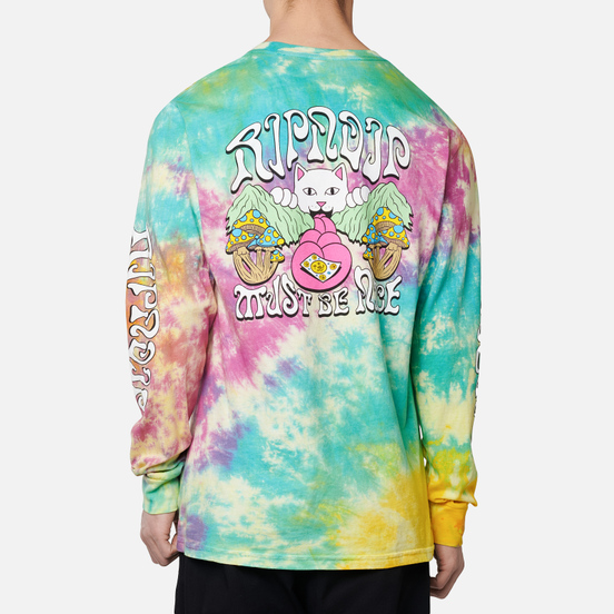 Мужской лонгслив RIPNDIP One More Tab Multicolor Dye Wash