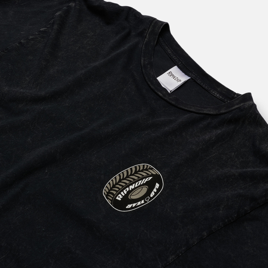 Мужской лонгслив RIPNDIP Rider Mineral Wash Black