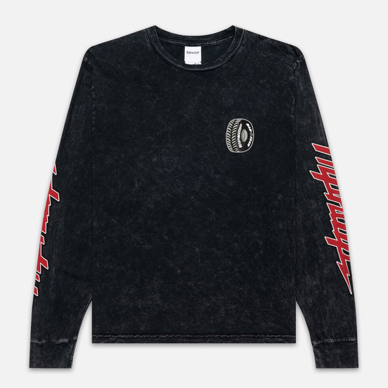 Мужской лонгслив RIPNDIP Rider Mineral Wash Black