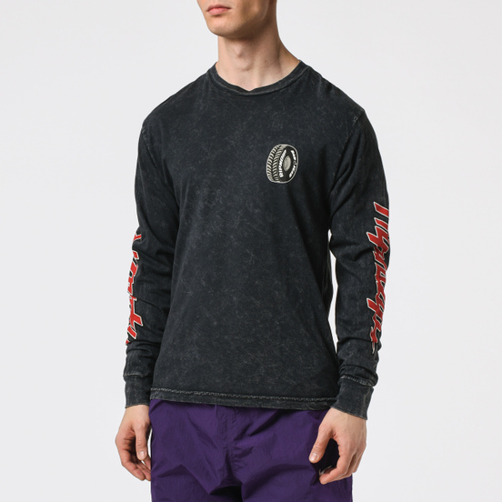 Мужской лонгслив RIPNDIP Rider Mineral Wash Black