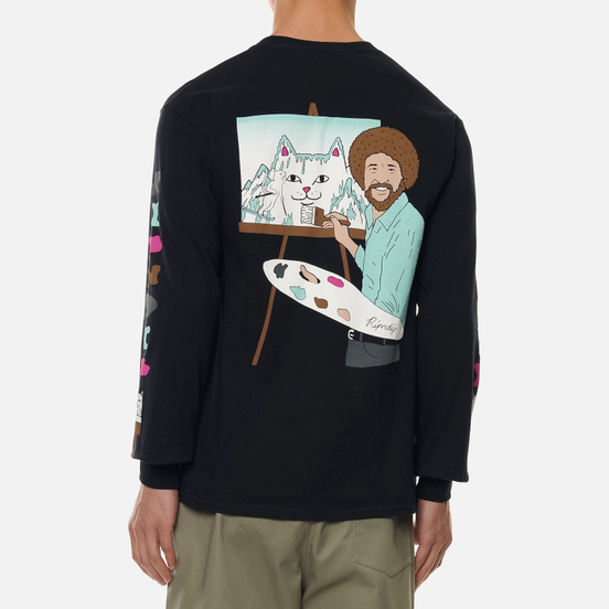 Мужской лонгслив RIPNDIP Beautiful Mountain Black