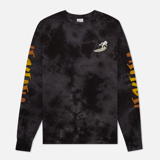 Мужской лонгслив RIPNDIP Surf Up Black Mineral Wash