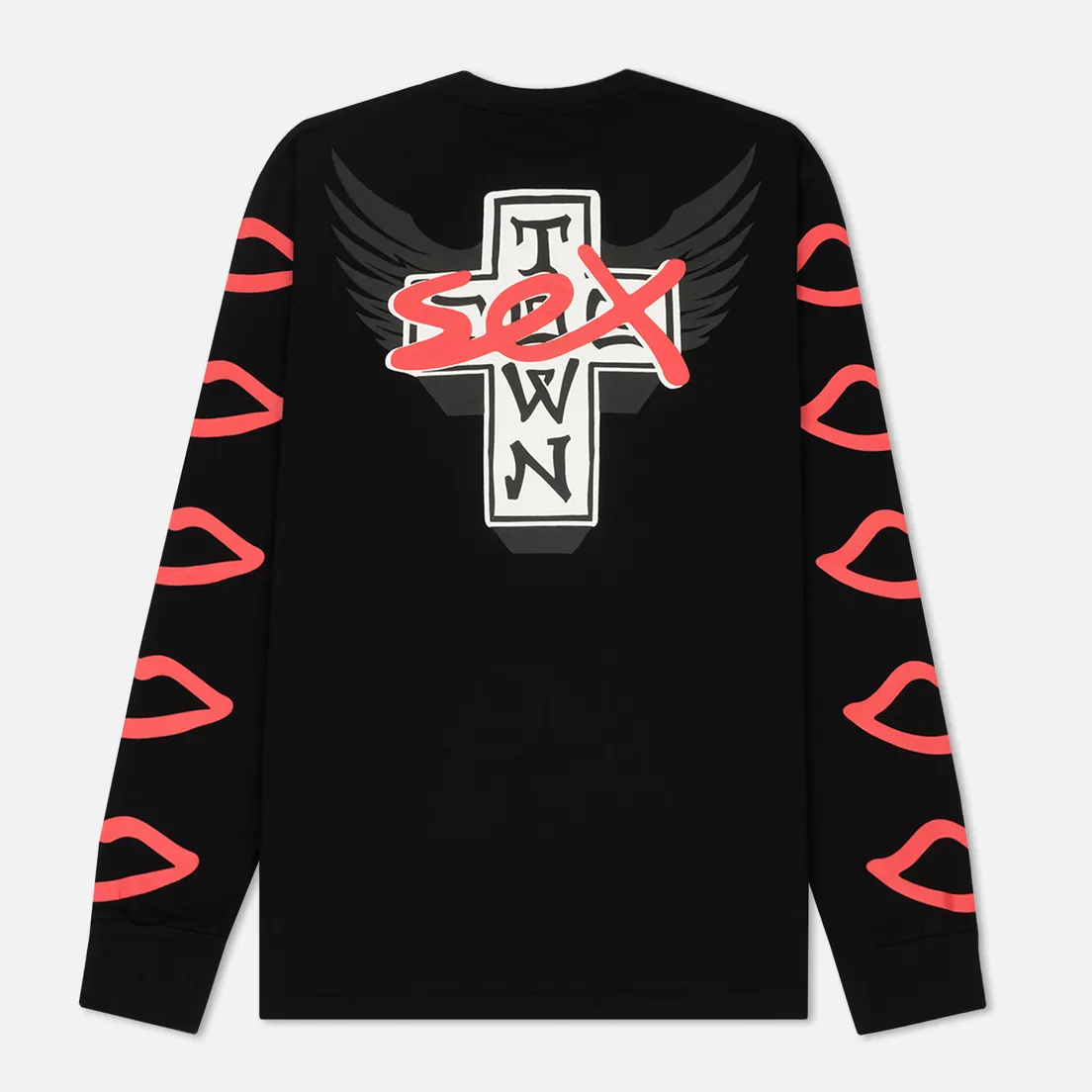Sex skateboards Мужской лонгслив x Dogtown Front & Arm & Large Back Print
