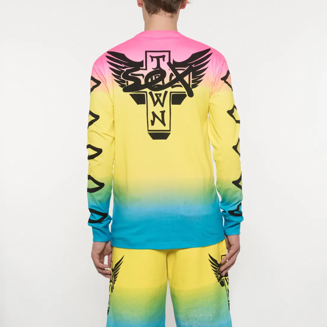Sex skateboards Мужской лонгслив x Dogtown Front & Arm & Large Back Print