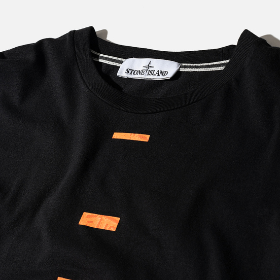 Мужской лонгслив Stone Island 7215 Graphic Nine Black