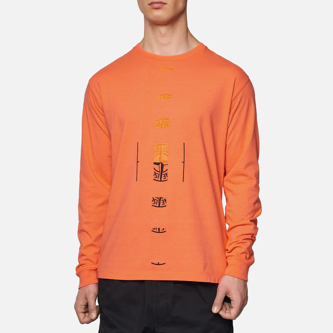 Stone Island Мужской лонгслив 7215 Graphic Nine