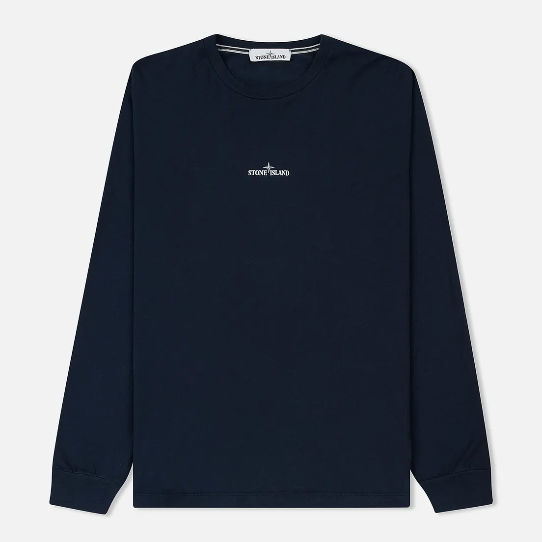 Stone Island Мужской лонгслив Double Pin Reflective Compass Logo