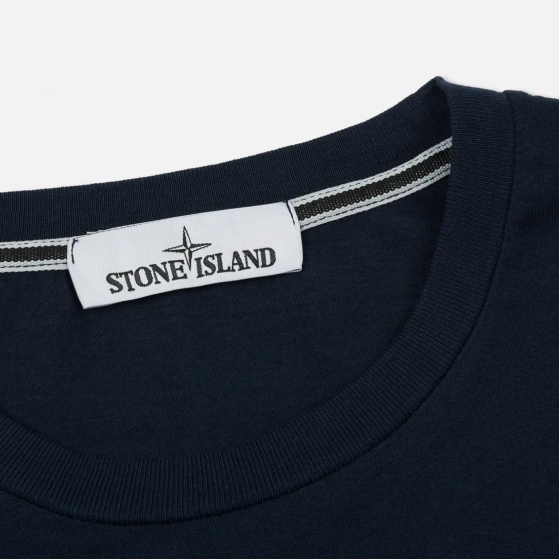 Stone Island Мужской лонгслив Double Pin Reflective Compass Logo