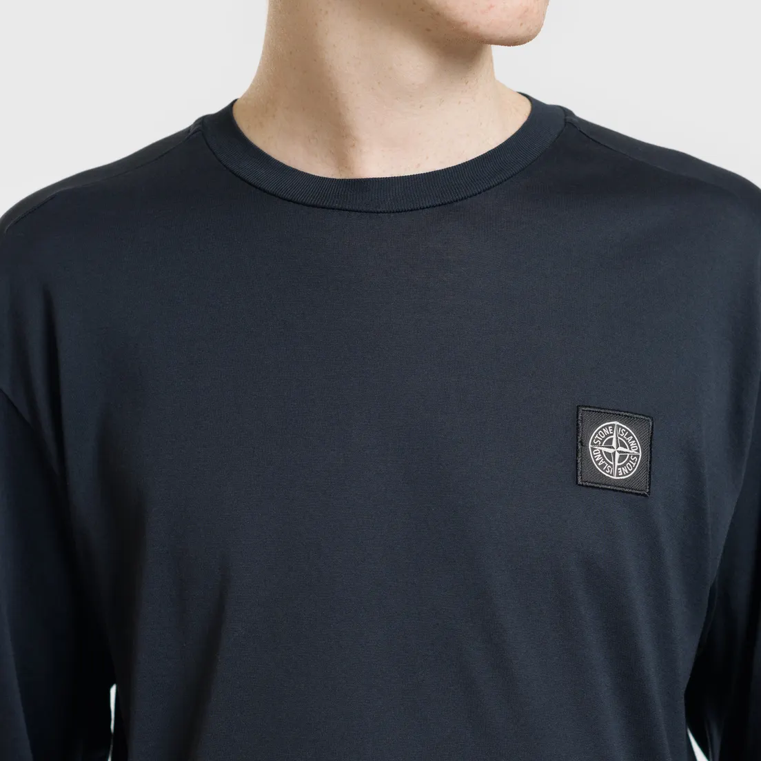 Stone Island Мужской лонгслив Patch Program Crew Neck