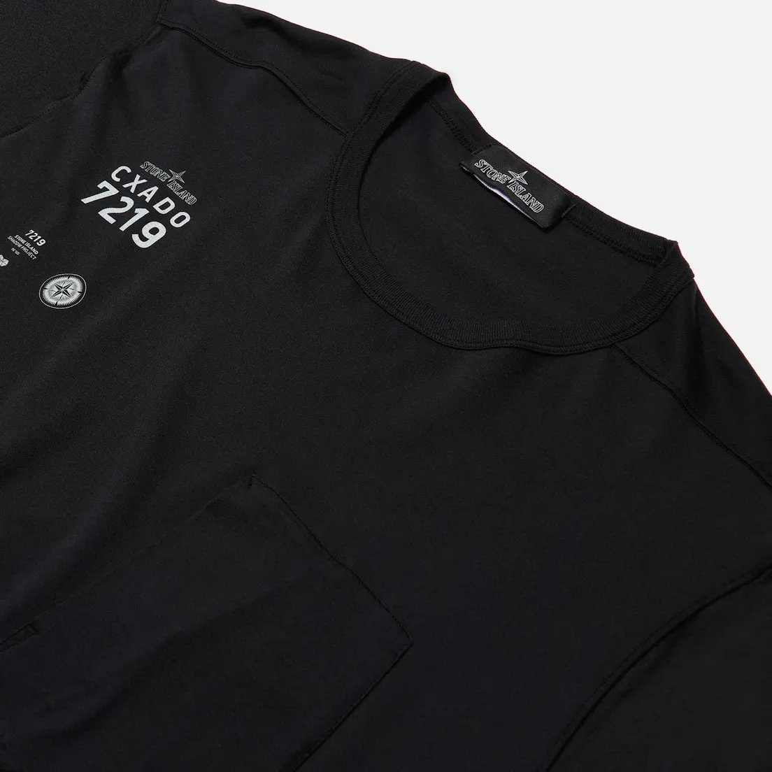Stone Island Shadow Project Мужской лонгслив 7219 CXADO Chest Pocket