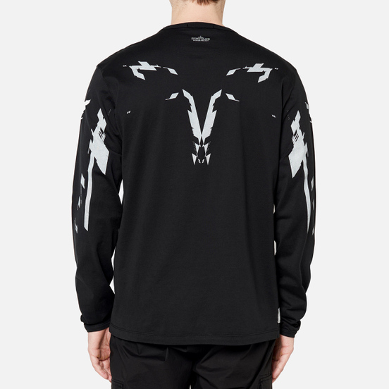 Мужской лонгслив Stone Island Shadow Project 7219 CXADO Chest Pocket Black