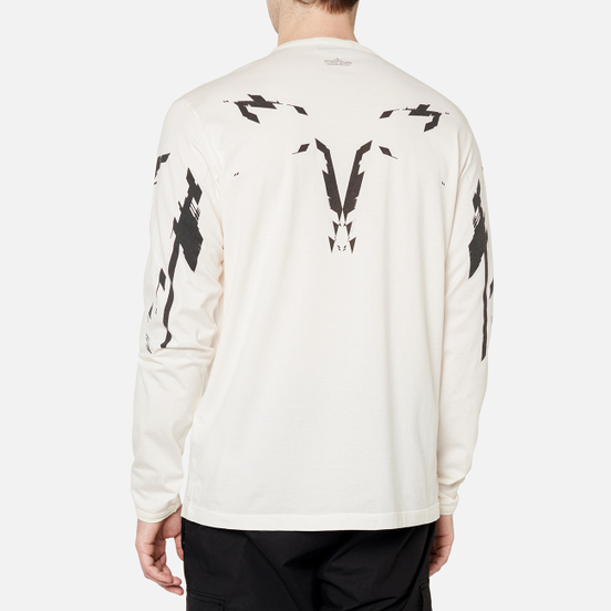 Мужской лонгслив Stone Island Shadow Project 7219 CXADO Chest Pocket Natural White