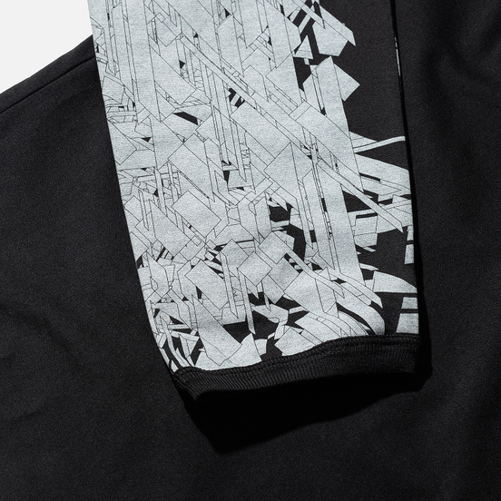Мужской лонгслив Stone Island Shadow Project 7219 CXADO Print Black