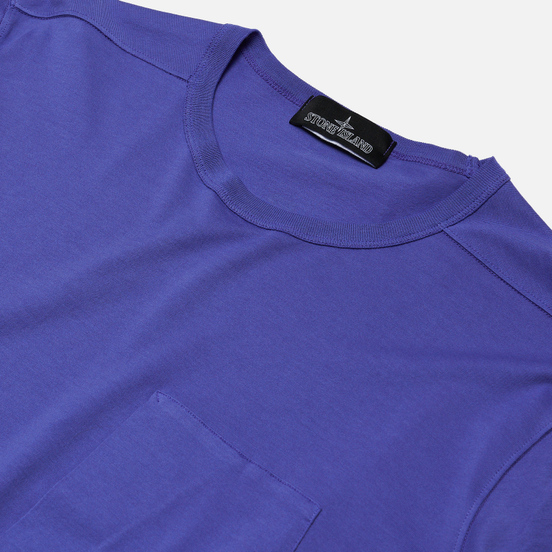 Мужской лонгслив Stone Island Shadow Project 7219 CXADO Print Lavender