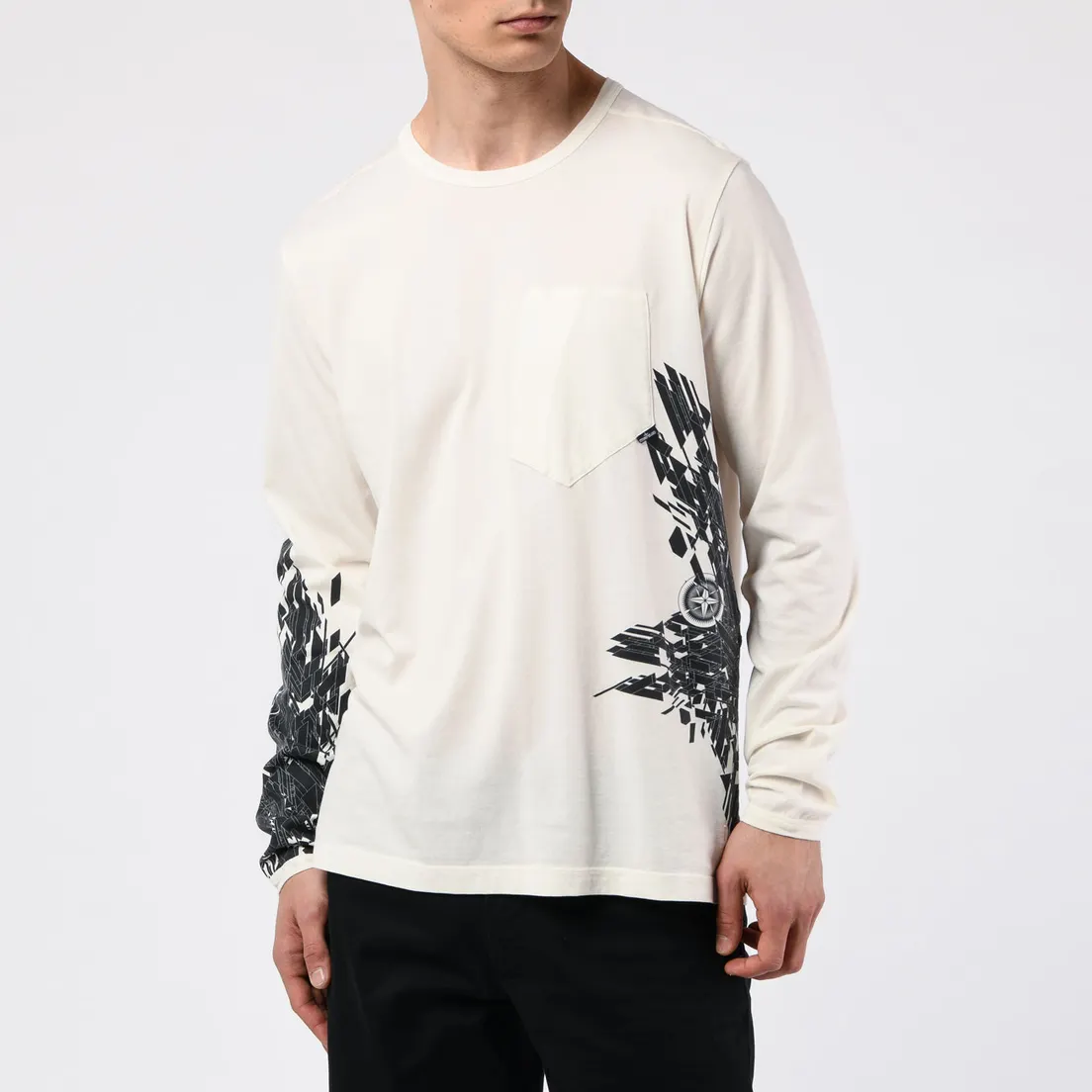 Stone Island Shadow Project Мужской лонгслив 7219 CXADO Print