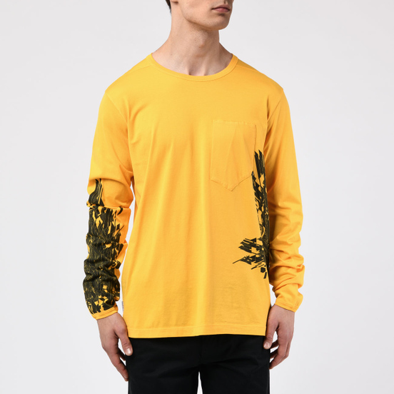Мужской лонгслив Stone Island Shadow Project 7219 CXADO Print Yellow