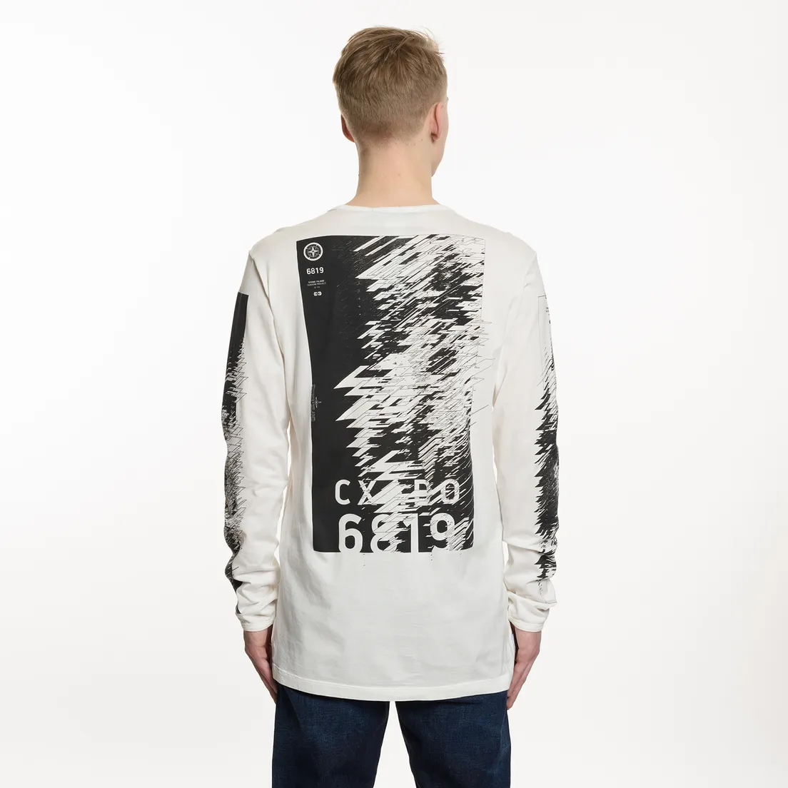 Stone Island Shadow Project Мужской лонгслив Printed Catch Pocket 1