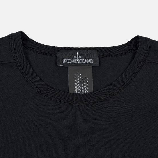 Мужской лонгслив Stone Island Shadow Project Printed CXADO 7119 Black