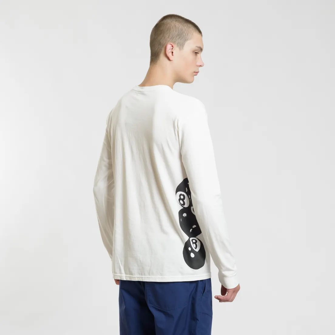 Stussy Мужской лонгслив 8 Ball Stack Pigment Dyed