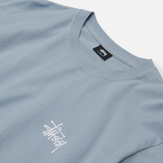 Мужской лонгслив Stussy Basic Stussy LS Slate