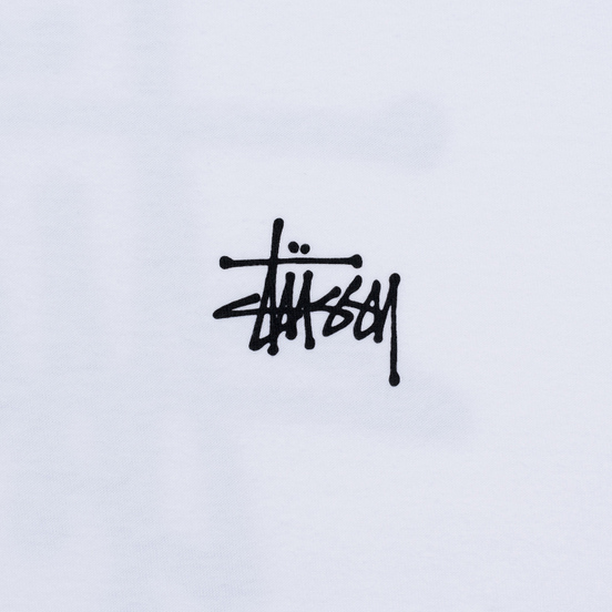 Мужской лонгслив Stussy Basic Stussy LS White