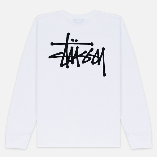 Мужской лонгслив Stussy Basic Stussy LS White