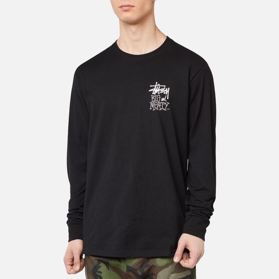Мужской лонгслив Stussy Big And Meaty Black