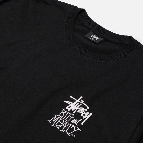 Мужской лонгслив Stussy Big And Meaty Black