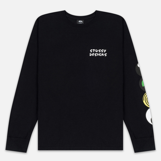 Мужской лонгслив Stussy Harmony LS Black