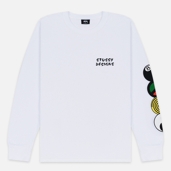 Мужской лонгслив Stussy Harmony LS White