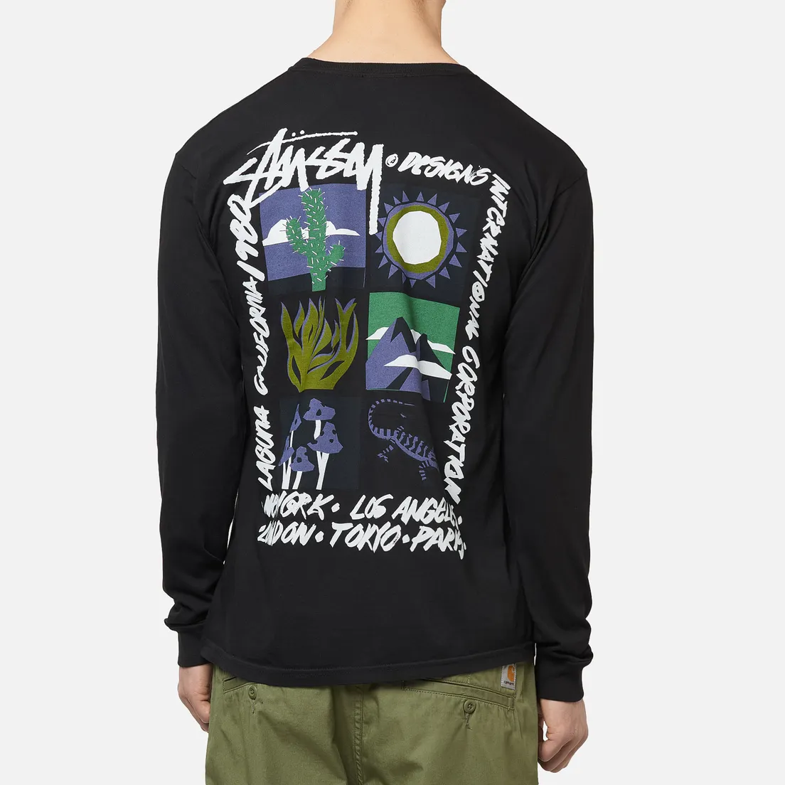 Stussy Мужской лонгслив High Desert Pigment Dyed