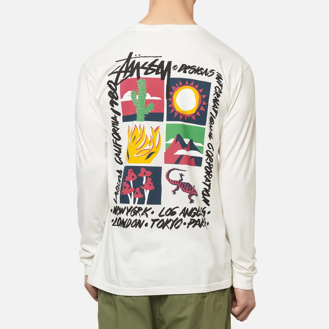 Stussy Мужской лонгслив High Desert Pigment Dyed