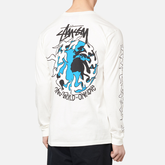Мужской лонгслив Stussy One Love Pigment Dyed Natural