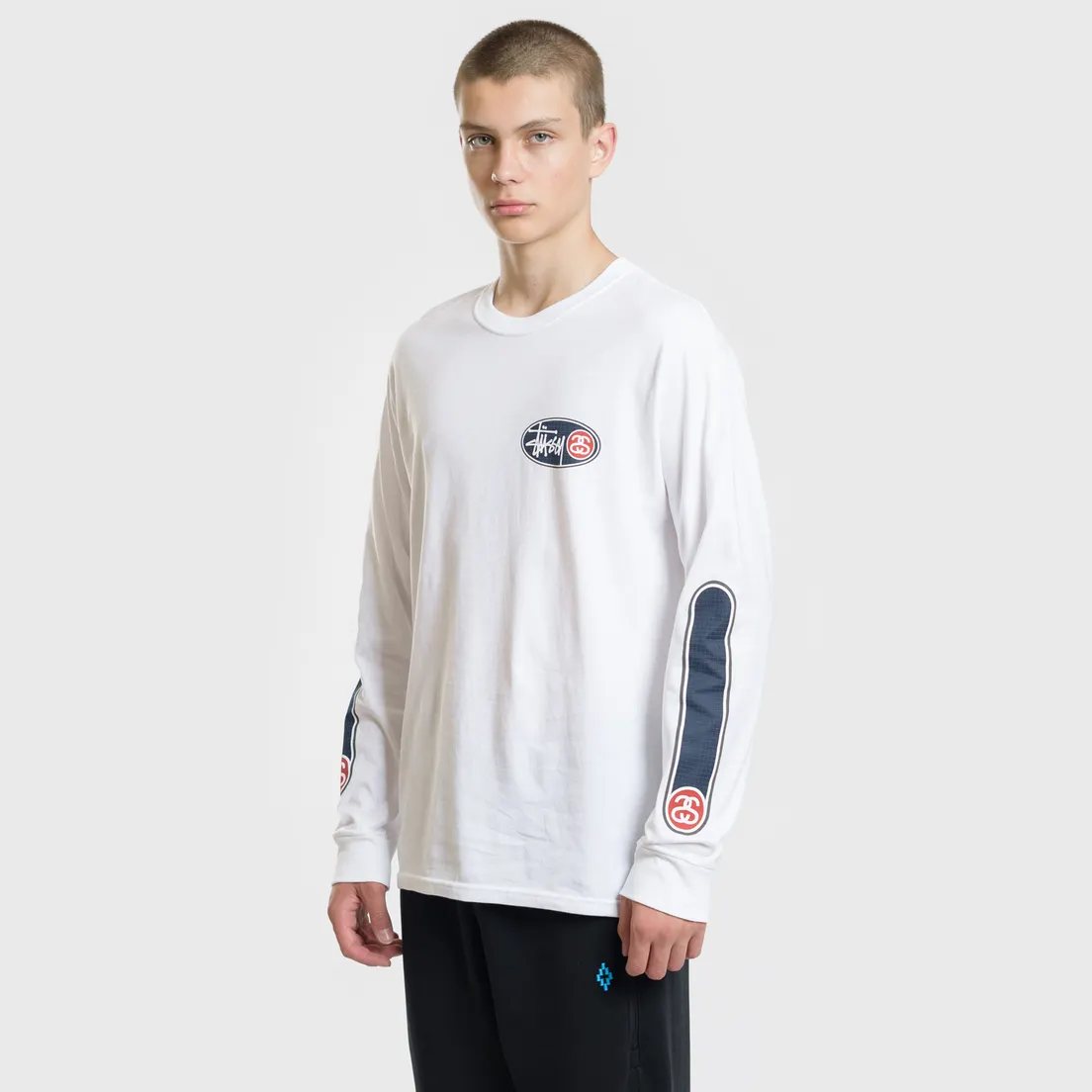 Stussy Мужской лонгслив Oval Grid