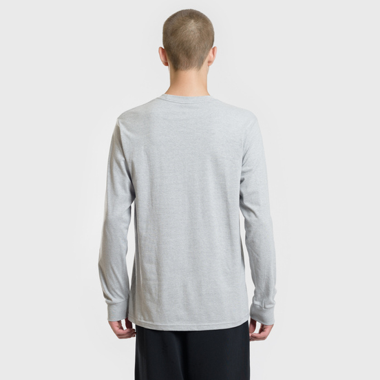 Мужской лонгслив Stussy Stock LS Grey Heather