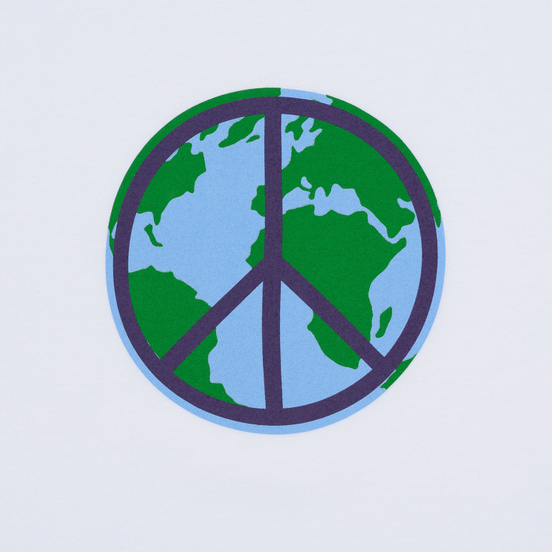 Мужской лонгслив Stussy World Peace White