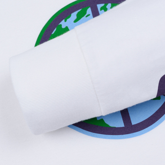 Мужской лонгслив Stussy World Peace White