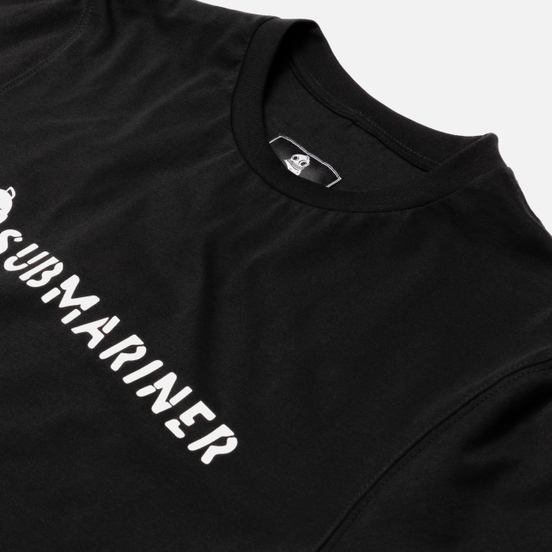 Мужской лонгслив Submariner Basic Logo Print Black