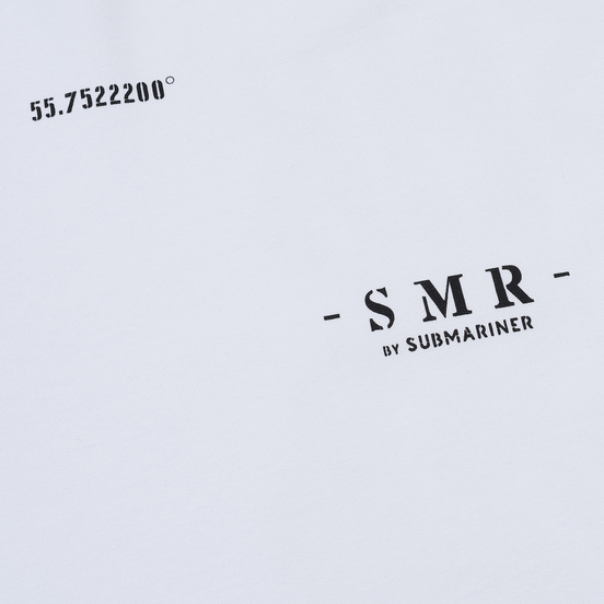Мужской лонгслив Submariner Black Distortion Logo White