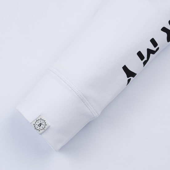 Мужской лонгслив Submariner Black Distortion Logo White