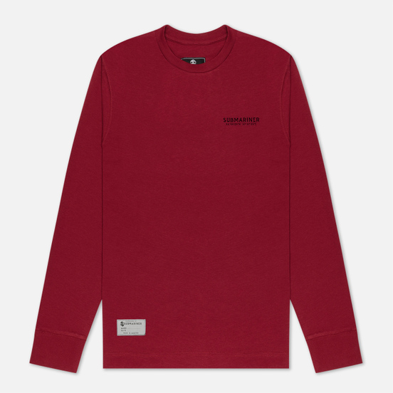 Мужской лонгслив Submariner Main Logo Print Bordeaux