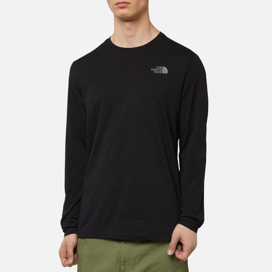 Мужской лонгслив The North Face LS Easy TNF Black/Zinc Grey